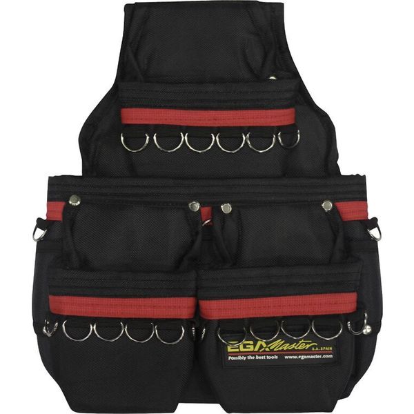 Ega Master Tool Bag, 14 POCKETS ANTIDROP NYLON BAG FOR TOOL BELT 50997, Nylon 50934